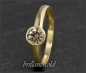 Preview: Brillant Ring aus 585 Gold, 0,52ct, champagner, Si1
